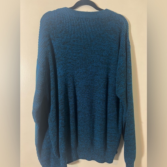 CUTE BLACK AND DEEP BLUE SWEATER - Picture 3 of 8